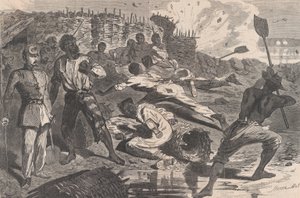 विद्रोही खाइयों में एक खोल हार्पर का साप्ताहिक, वॉल्यूम। VII, 17 जनवरी, 1863। द्वारा अज्ञात