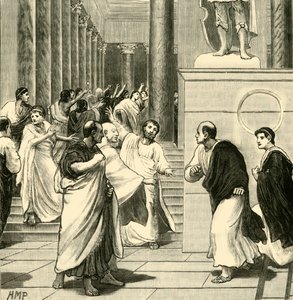 रोम, 1890 में फोरम में एक परिणाम। द्वारा अज्ञात