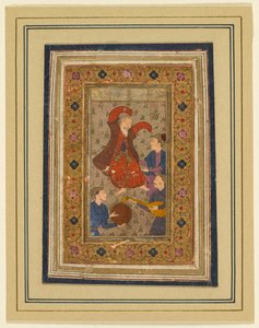 एक नाचती हुई दरवेश और तीन संगीतकारपेरियन, 1555-1591, 1637। द्वारा अज्ञात