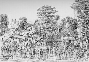 1590, 1904 में हॉर्सलीड, साउथवार्क में एक भ्रूण द्वारा अज्ञात