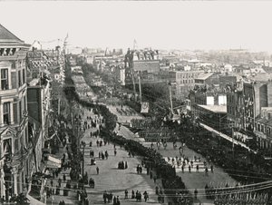 अमेरिकी राजधानी वाशिंगटन डीसी, 1895 में एक भ्रूण दिवस। द्वारा अज्ञात