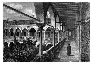 कॉन्स्टेंटाइन, अल्जीरिया में महल की एक गैलरी, c1890 द्वारा अज्ञात