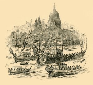 व्हाइटहॉल से लाइमहाउस, 1907 तक सजाए गए बार्गेस की एक भव्य प्रसिद्धि। द्वारा अज्ञात
