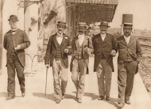 चलने वाले सज्जनों का एक समूह, 1937 द्वारा अज्ञात