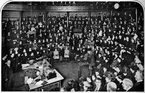 रॉयल इंस्टीट्यूशन, लंदन में एक व्याख्यान, c1903 1903 द्वारा अज्ञात