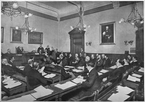हैमरस्मिथ बोरो काउंसिल की एक बैठक, c1903 1903 द्वारा अज्ञात