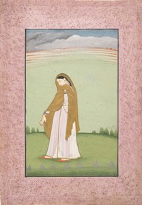 अभिसारिका नायिका, अपने प्रेमी के लिए एक नायिका लालसा, सीए। 1790-1800। द्वारा अज्ञात