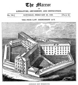 एबिंगडन वर्कहाउस, ऑक्सफोर्डशायर, एबिंगडन यूनियन, 1836 के लिए बनाया गया था द्वारा अज्ञात