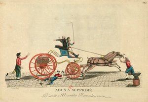 गालियाँ दबाने के लिए, 1789। द्वारा अज्ञात