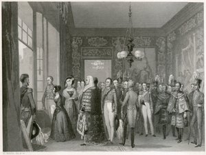 महारानी विक्टोरिया का परिग्रहण, सेंट जेम्स पैलेस, वेस्टमिंस्टर, लंदन, 1837 द्वारा अज्ञात