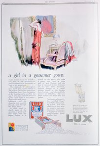 लक्स साबुन के लिए विज्ञापन, 1925 द्वारा अज्ञात