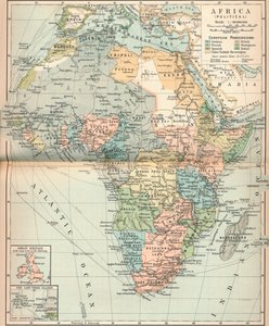 अफ्रीका राजनीतिक, c1902, 1903 द्वारा अज्ञात