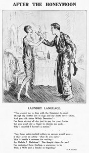 हनीमून के बाद - कपड़े धोने का सामान, 1927 द्वारा अज्ञात