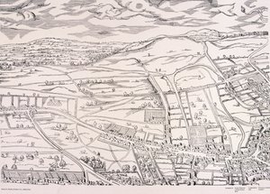 लंदन का 'मेडिसिन' मानचित्र, c1561 द्वारा अज्ञात