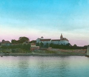 Akershus किले, क्रिश्चियनिया, ओस्लो, नॉर्वे, 19 वीं 20 वीं सदी के अंत में। द्वारा अज्ञात