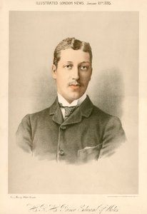 अल्बर्ट विक्टर, ड्यूक ऑफ क्लेरेंस, 1885 द्वारा अज्ञात