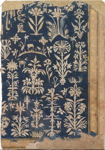 कट-पेपर सजावट के साथ एल्बम पेज, सीए। 1625-50। द्वारा अज्ञात