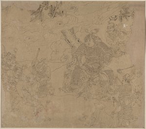 दाओवादी और बौद्ध विषय-वस्तु का एल्बम: पर्वत की खोज करें: पत्ता 41, 1200। द्वारा अज्ञात