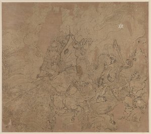 दाओवादी और बौद्ध विषय-वस्तु का एल्बम: पर्वत की खोज करें: पत्ता 49, 1200s। द्वारा अज्ञात
