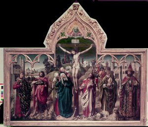 पेरिस की संसद की Altarpiece, c1452 द्वारा अज्ञात