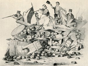 बैरिकेड्स पर एक अमेज़ॅन, 19 वीं शताब्दी, 1947। द्वारा अज्ञात
