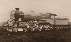 एक एलएमएस सुपरहीटेड एक्सप्रेस पैसेंजर इंजन, 1927। द्वारा अज्ञात