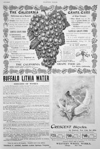 हार्पर्स बाजार, ईस्टर, 1894 में एक विज्ञापन पृष्ठ द्वारा अज्ञात