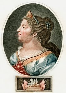 ऐनी, ग्रेट ब्रिटेन की रानी, c1796 द्वारा अज्ञात