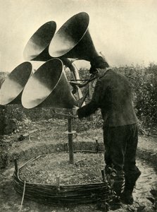 एंटी-एयरक्राफ्ट डिवाइस, प्रथम विश्व युद्ध, 1914-1918, c1920। द्वारा अज्ञात