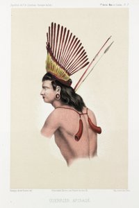 एपिनेज योद्धा, ब्राजील, सी 1843-1847 द्वारा अज्ञात