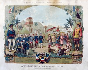 टोंकिन की विजय का एपोथोसिस, सीए 1885। द्वारा अज्ञात