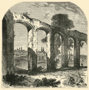 पोइटियर्स, एक्वाडक्ट ऑफ़ द ओल्ड कैपिटल ऑफ़ द पिक्टोन्स, 1890। द्वारा अज्ञात