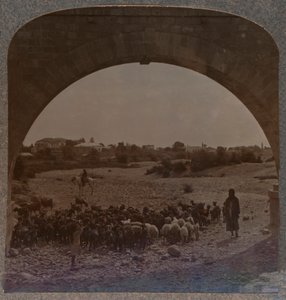 आर्क, c1900 के माध्यम से जेरिको को दिखाते हुए एक्वाडक्ट द्वारा अज्ञात