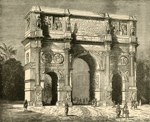 आर्क ऑफ कॉन्स्टेंटाइन, 1890। द्वारा अज्ञात