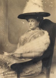 1867-1944 ऑस्ट्रिया के आर्चड्यूस मारिया जोसेफा, सैक्सोनी की राजकुमारी, 1913। द्वारा अज्ञात