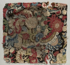 आर्मचेयर सीट कवर, 1685-1690। द्वारा अज्ञात
