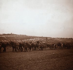 आर्टिलरी, जेनेकोर्ट, उत्तरी फ्रांस, c1914-c1918 द्वारा अज्ञात