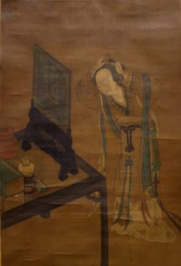 शौचालय में, 19वीं सदी। द्वारा अज्ञात