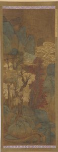एक पहाड़ी घाटी में शरद ऋतु के पत्ते, मिंग राजवंश, 1368-1644। द्वारा अज्ञात