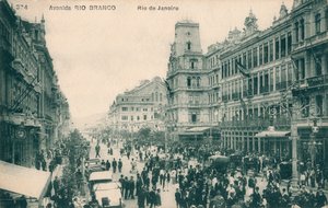 एवेनिडा रियो ब्रांको - रियो डी जनेरियो, c1910 द्वारा अज्ञात