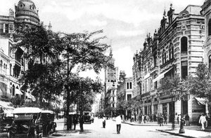 रियो ब्रैंको एवेन्यू, रियो डी जनेरियो, ब्रेल, c1920s द्वारा अज्ञात