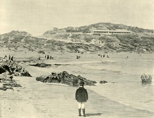 बैक बीच, सोरेंटो, विक्टोरिया, 1901। द्वारा अज्ञात