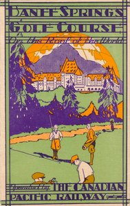 Banff स्प्रिंग्स गोल्फ कोर्स, स्कोरकार्ड, c1925 द्वारा अज्ञात