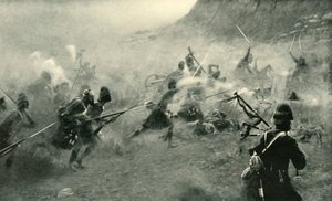 कंधार की लड़ाई - द 92 वीं गन्स टू द गन्स, 1901। द्वारा अज्ञात