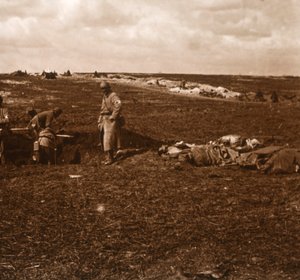 बैटलफील्ड कैंप, लिहंस, उत्तरी फ्रांस, c1914-c1918 द्वारा अज्ञात