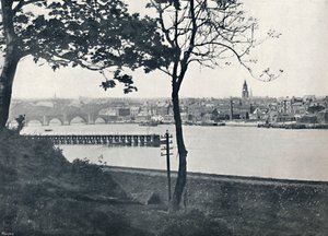बेरविक - स्पिटल से, बेर्विक ब्रिज दिखा रहा है, 1895 द्वारा अज्ञात