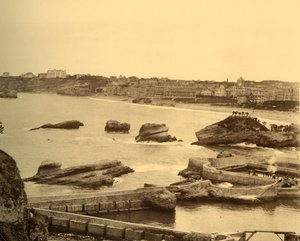Biarritz - अवलोकन अल्टाए से लिया गया, c1930। द्वारा अज्ञात