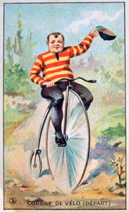 साइकिल रेस, c1900 द्वारा अज्ञात