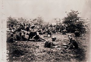 अमेरिकी सैनिकों का Bivouac, c1914-c1918 द्वारा अज्ञात