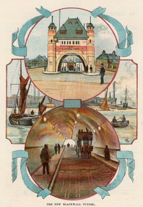 ब्लैकवॉल टनल, लंदन, c1900 द्वारा अज्ञात